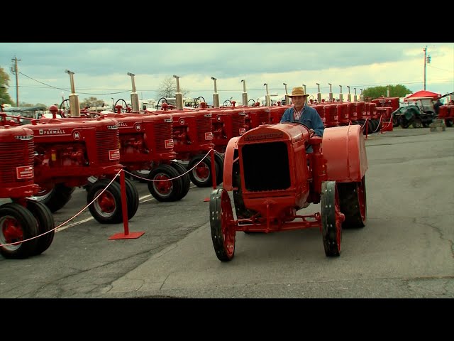 RARE RED POWER From 1937! A McCormick-Deering 10-20 Orchard Tractor.