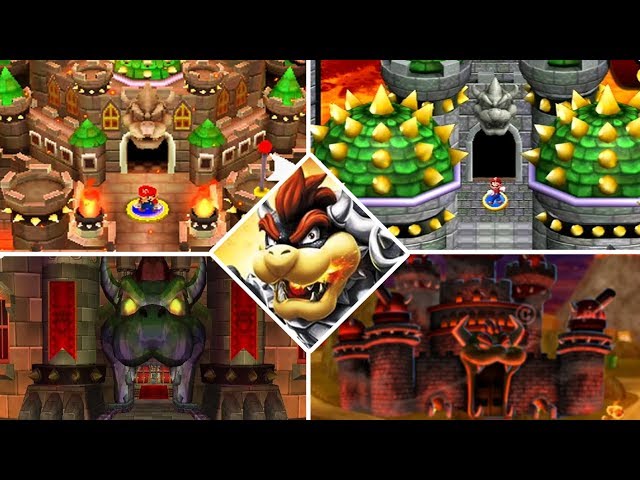 Evolution of Final Castles in New Super Mario Bros. Games