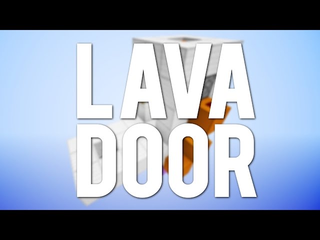 Minecraft: Mini Lava Door [Day 15]