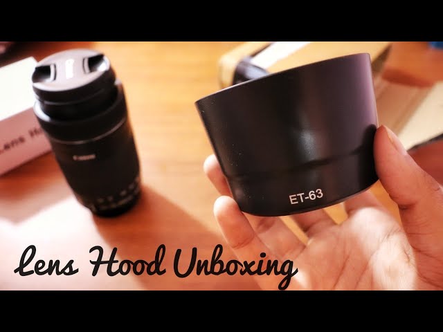 Lens Hood Unboxing Amazon Hindi ¦ Canon lens Hood for 55-250mm and 18-55mm ¦ Best lens Hood Unboxing