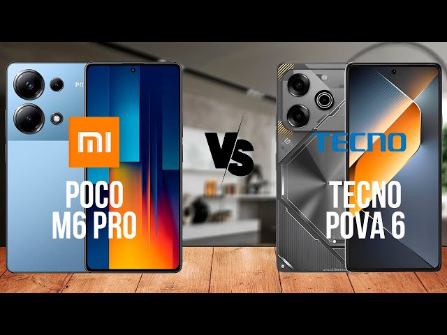 Xiaomi Poco M6 Pro против Tecno Pova 6