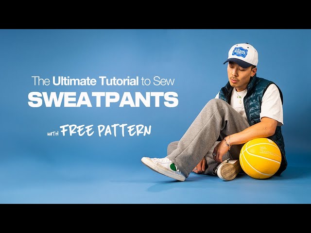 How to Sew Sweatpants for Beginners | GA025