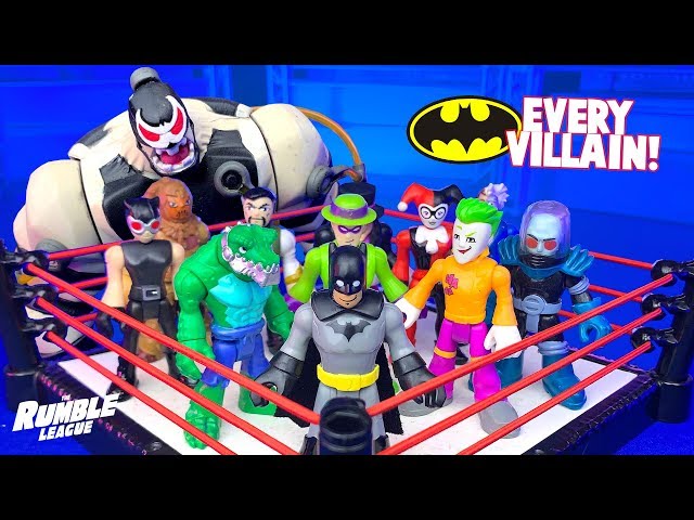 BATMAN vs Every Villain! Shake Rumble Match // RUMBLE LEAGUE by KidCity