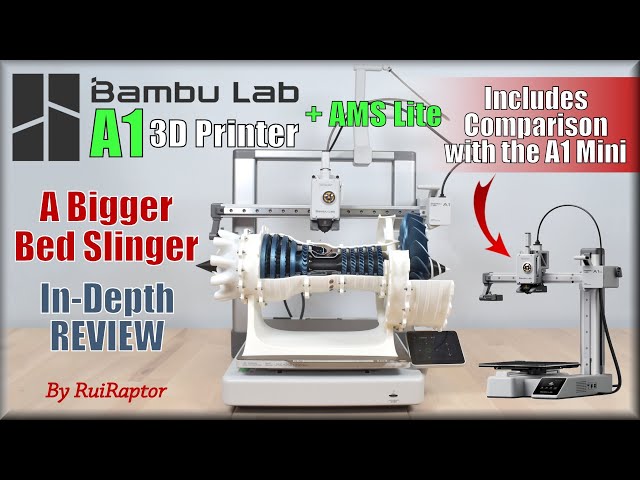 NEW 👉 Bambu Lab A1 - DETAILED REVIEW (Full Analysis & Comparison with A1 Mini)