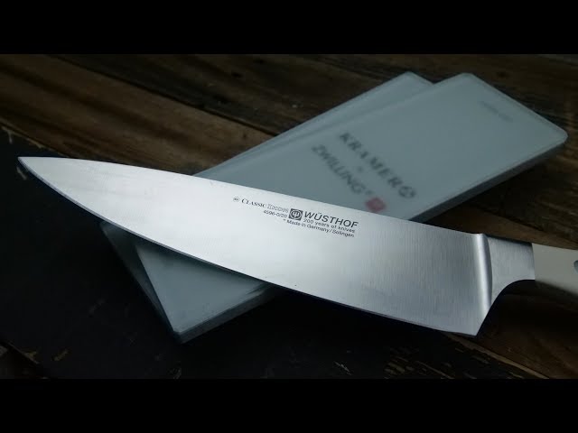 How to Hand Sharpen a Wusthof Chef's Knife on a Whetstone