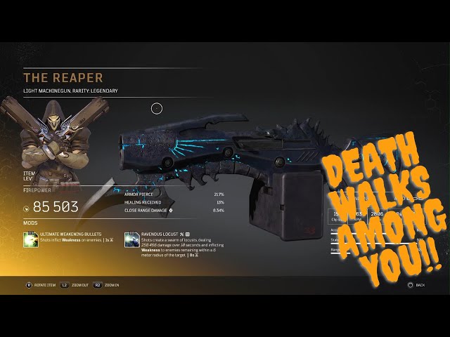 Outriders Stash or Trash:The Reaper(A Good LMG??)