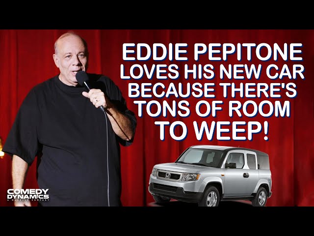 Eddie Pepitone Loves His New Car Because There's Tons of Room To Weep!
