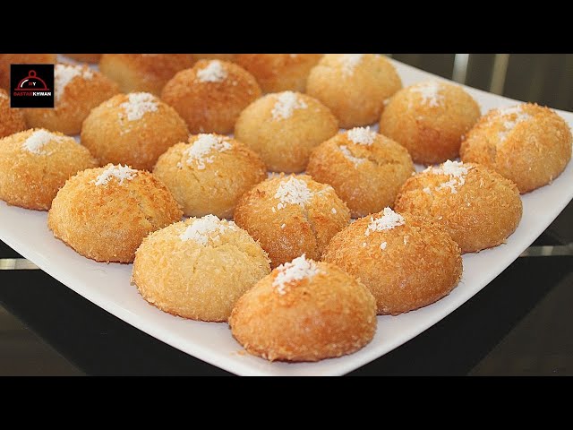 Coconut Cookies for Eid - کلچه آسان و خوشمزه نارگیلی