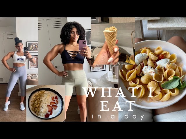 *realistic* What I Eat in a Day | How I lost fat and gained muscle, simple and balanced meals