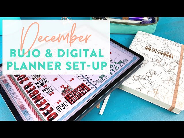 December Bullet Journal & Digital Planner Set-Up