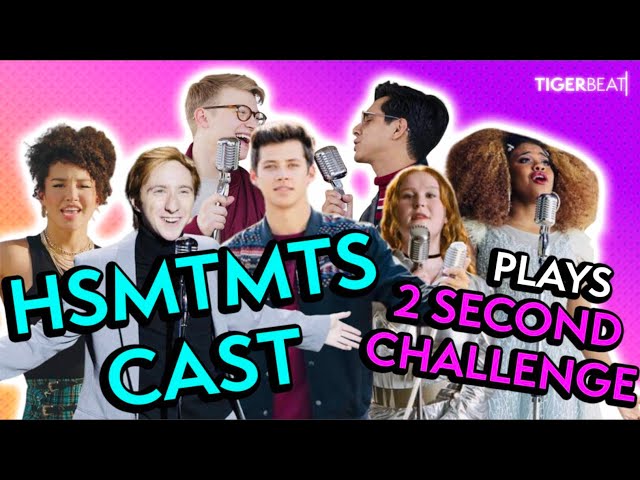 The Cast of #HSMTMTS Takes On TigerBeat's 2 Second Challenge: Holiday Music Edition