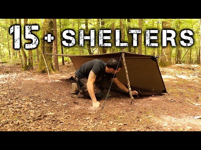15 Shelters with a Tarp | Camping & Bushcraft