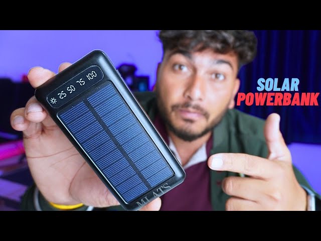 I Bought Solar Power Bank  - Best Power Bank For Mobile & Laptop ? Solar power bank