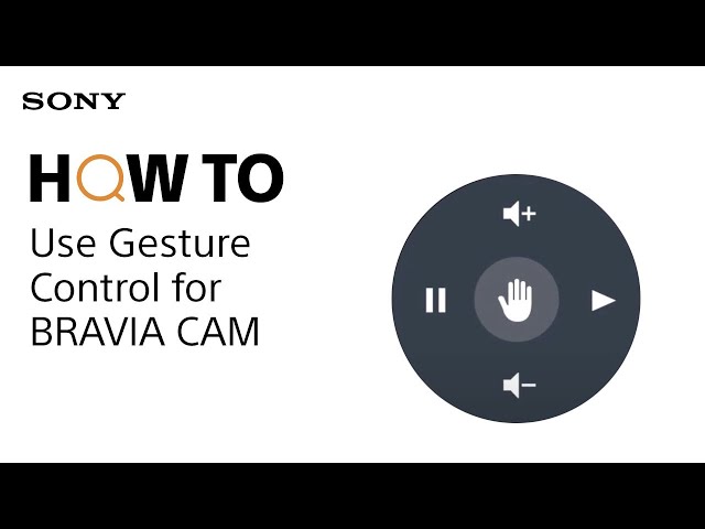 BRAVIA CAM - How to use gesture control