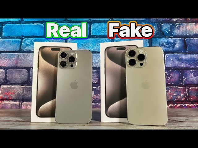 Latest iPhone 15 Pro Max Vs Fake/Clone - The Most Realistic