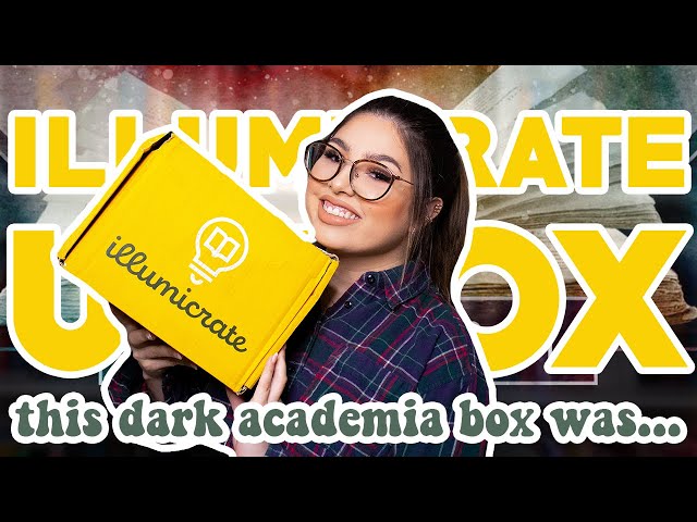 an illumicrate unboxing | dark academia: august illumicrate 💛