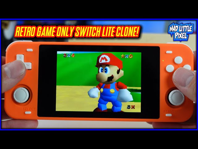 A Nintendo Switch Lite Clone That Only Plays Retro Games! RGB10 MAX Review!