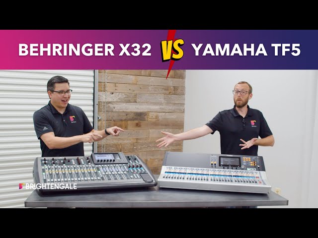 Behringer X32 VS Yamaha TF-5: Overview, Layouts, Tests