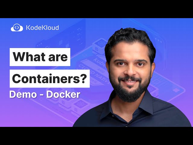 What are Containers? | Containerization Explained | Docker Tutorial | KodeKloud