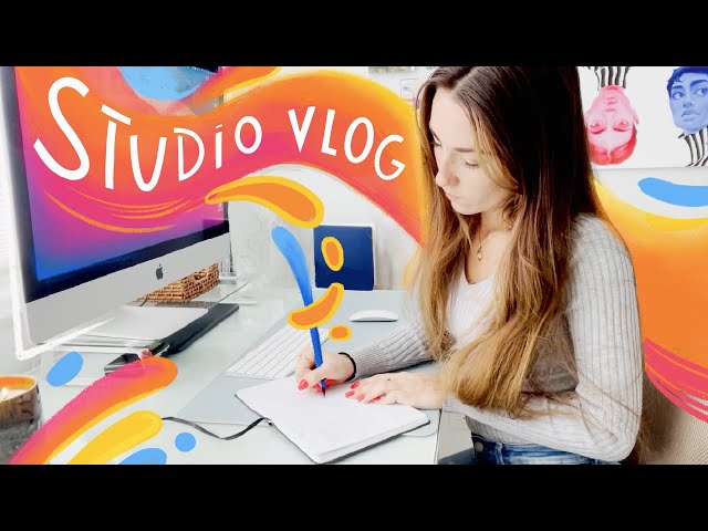 STUDIO VLOG 🎨 New Art Challenge, Packing Orders + Patreon | My Day as a Full Time Artist!