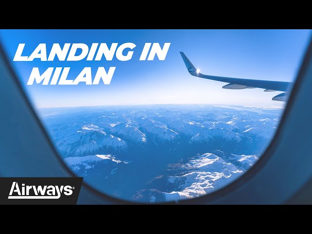 Landing and taxiing in Milan Malpensa in 4K | #Aviation
