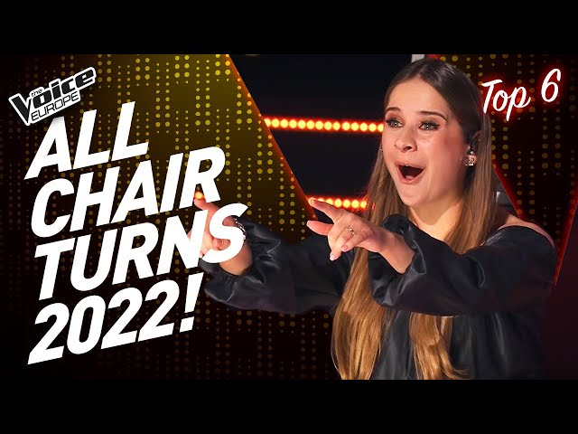 The BEST ALL CHAIR TURNS on The Voice Kids in 2022! | TOP 6