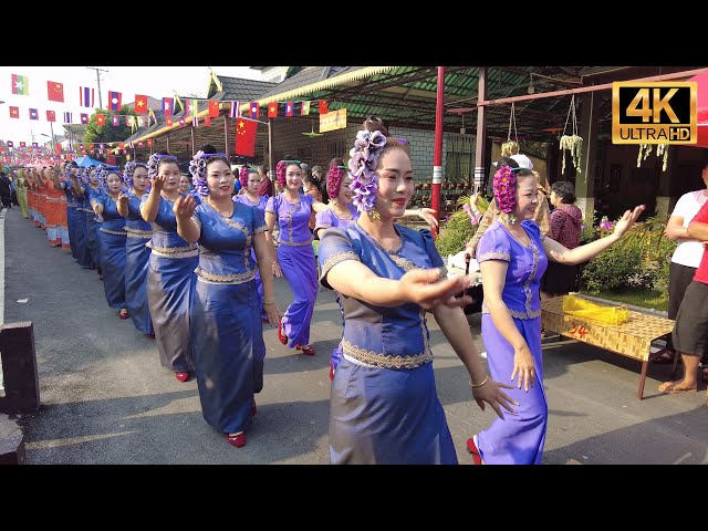 Dai dance & Sunday Market at Border Trade Market Festival of Menglong Manfei Village, Xishuangbanna
