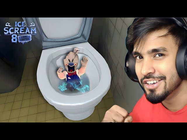 FINALLY I KILLED THIS ICE CREAM UNCLE IN THE TOILET | TECHNO GAMERZ