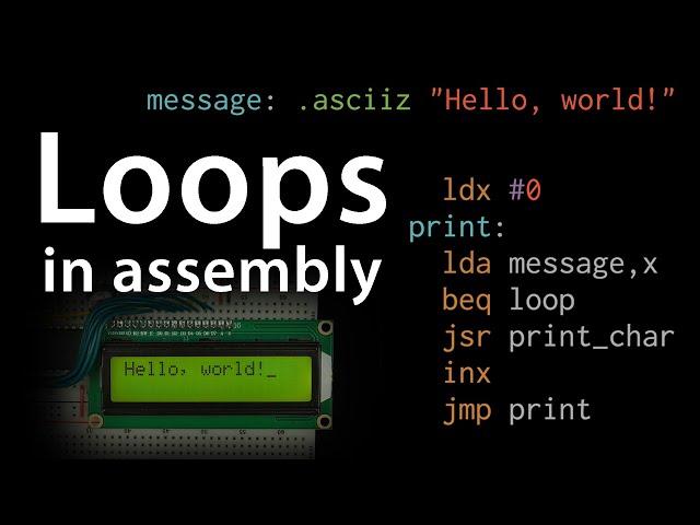 How assembly language loops work