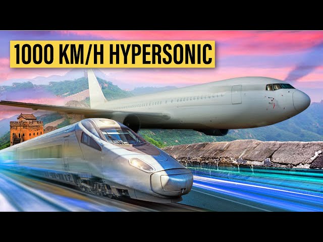 China Has Built a New Train That is FASTER THAN A PLANE, Reaching 1000 Kilometers!