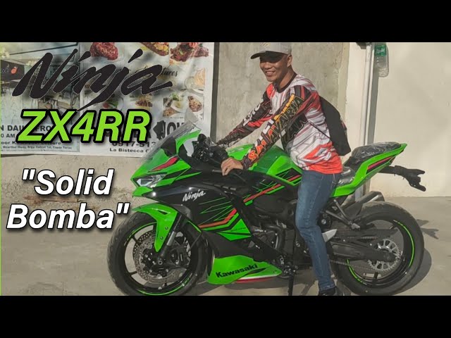 Pinaka Solid na Express way legal Sports Bike sa Pinas New Kawasaki Ninja ZX4RR , "Bomba"