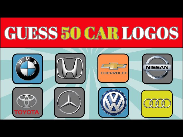 GUESS 50 LOGOS | CAR LOGOS | GUESS THE CAR BRAND 2024