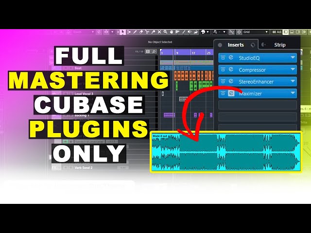 Mastering In Cubase Using Stock Plugins | Step By Step Complete Tutorial