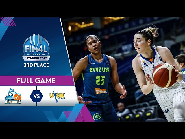 3RD PLACE: Perfumerias Avenida v ZVVZ USK Praha | Full Basketball Game | EuroLeague Women 2021-22