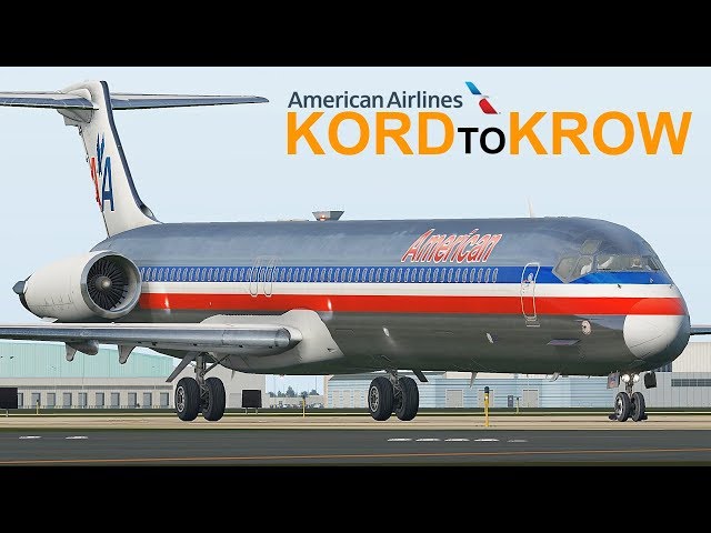 X-Plane 11 | Farewell to the Mad Dog KORD to KROW | Laminar Research MD-82