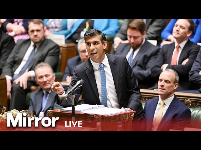 LIVE: Rishi Sunak faces Prime Minister's Questions (PMQs) - 15 May 2024