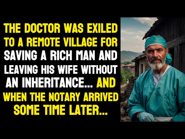 The doctor was exiled to a remote village for saving a rich man and leaving his wife without...