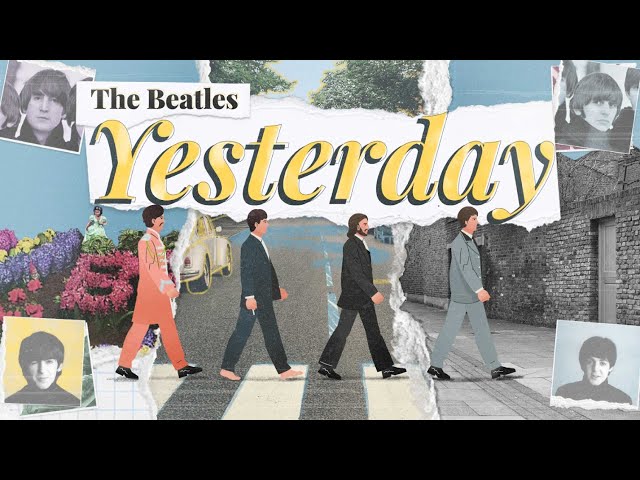 THE BEATLES - YESTERDAY (Animated Lyrics Video)