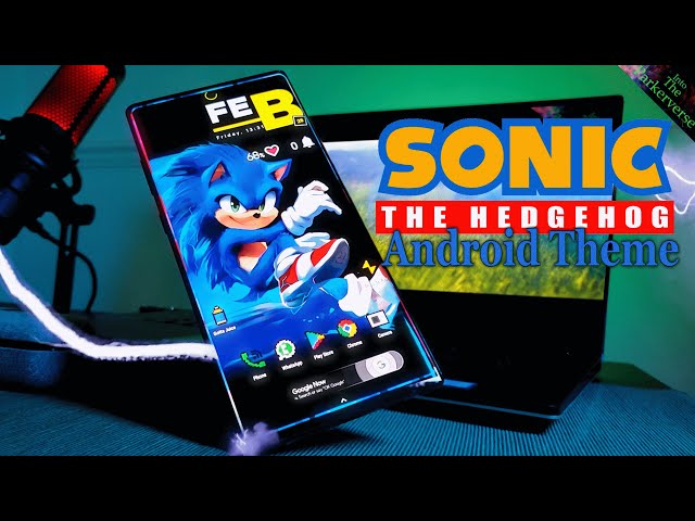 How to Customise Android Homescreen SONIC RETRO THEME - Live Wallpaper, KWGT & Icons-[Tutorial 2020]