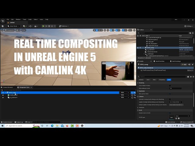 Real Time Compositing in Unreal Engine 5 with Camlink 4K