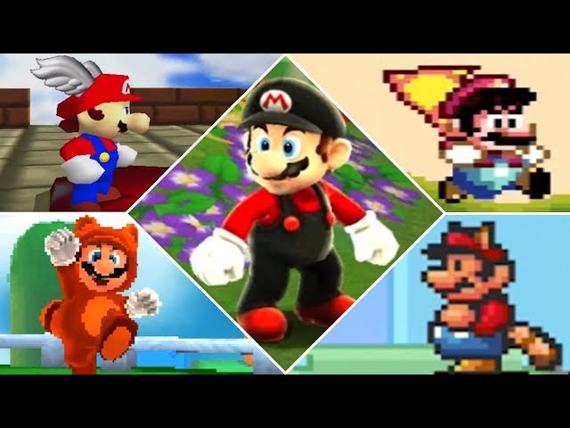 Evolution of Flight Power Ups in Mario Games (1988-2018)