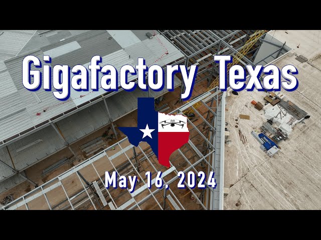 "South Extension Framing Near End"  Tesla Gigafactory Texas  5/16/2024  8:31AM