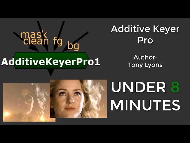 Know the Nodes: "Additive Keyer Pro" under 8 Minutes