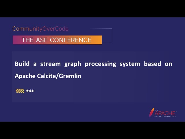 Build A Stream Graph Processing System Based On Apache Calcite/Gremlin