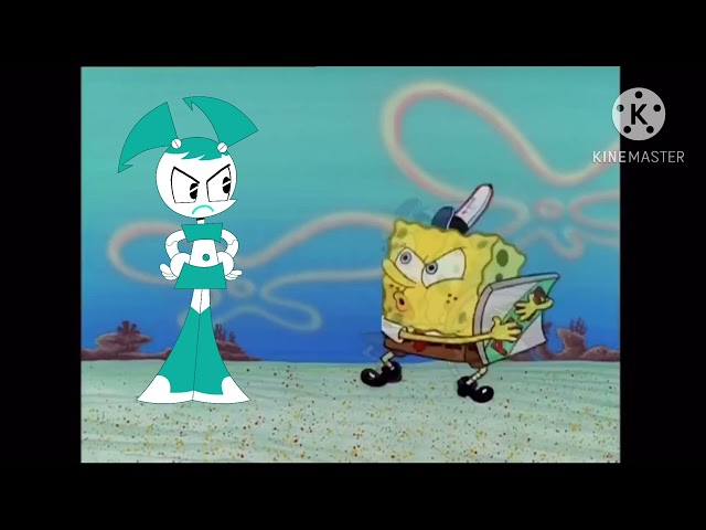 Jenny Wakeman is trying to get a pizza from SpongeBob (1M VIEWS!!!!!!!!!)