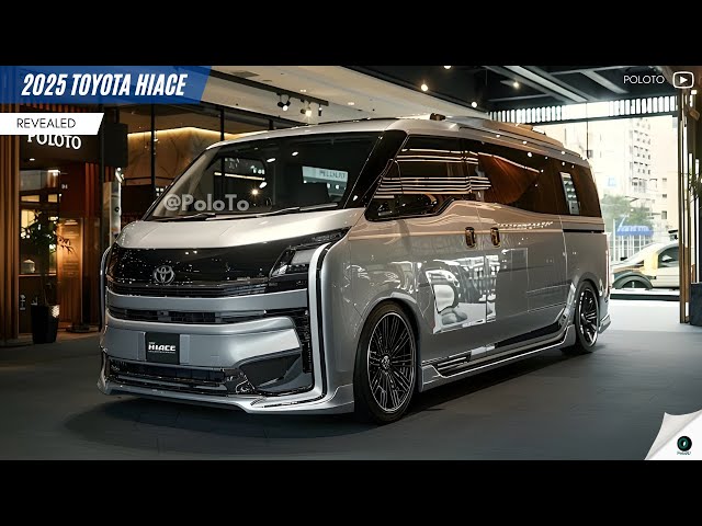 New 2025 Toyota Hiace Revealed - top commercial vehicle?