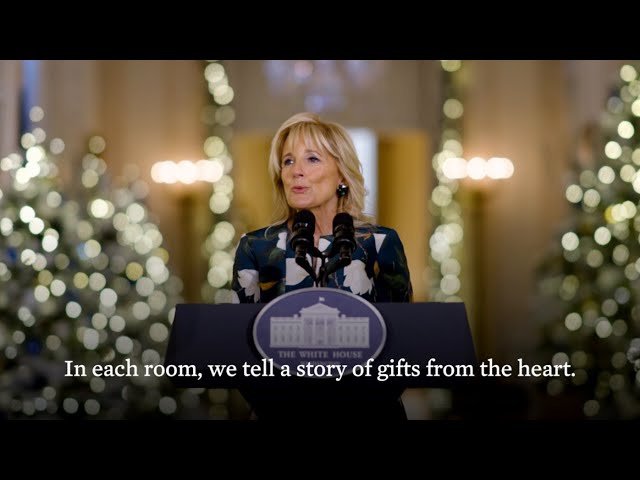First Lady Jill Biden on the White House Decorations