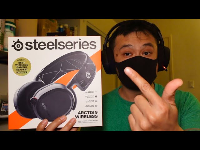 SteelSeries Arctis 9 Wireless Headset Unboxing And Demo