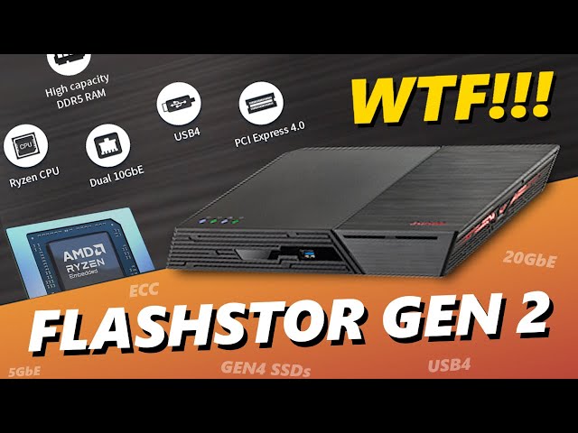 Asustor Flashstor Gen 2 NVMe NAS Revealed - GAME CHANGER!