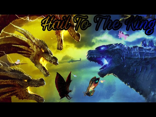 Godzilla & Mothra Vs King Ghidorah & Rodan Boston Battle ( Godzilla Meets My Little Pony )
